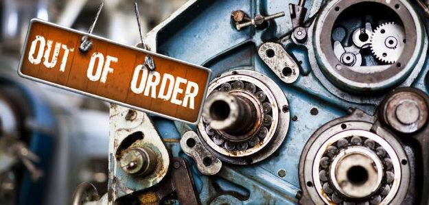 Equipment Breakdown due to poor lubrication